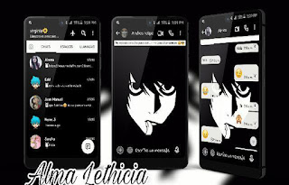 Black Boy Theme For YOWhatsApp & Fouad WhatsApp By Alma Lethicia