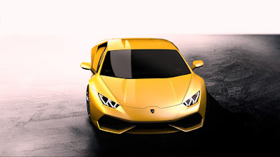 Lamborghini Huracan LP 610-4 Yellow Front
