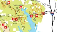Sam Houston National Forest Trail Map