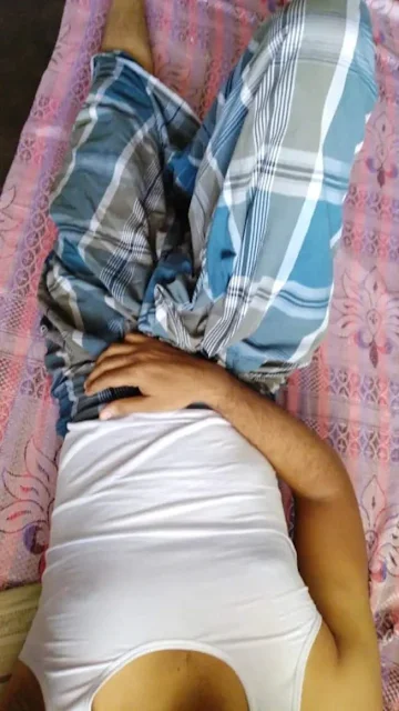 Men Sleeping with Lungi