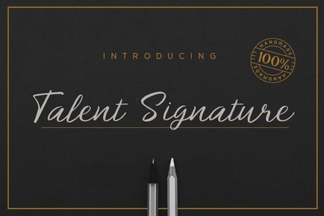 Buy Talent Signature Font for Commercial Use