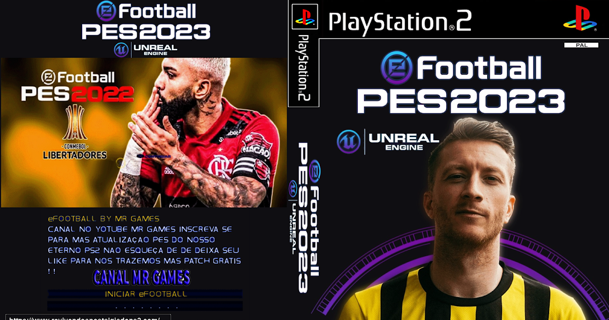 PES 2023 PS2 ISO Brasileirão Download