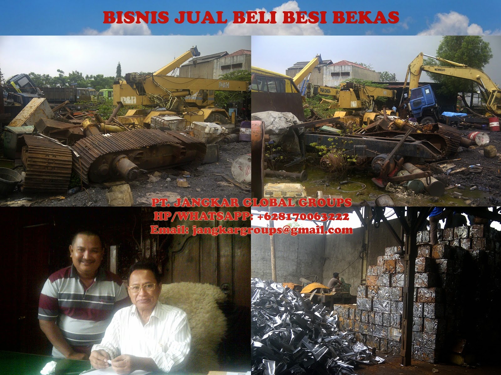 Jangkar Groups BISNIS JUAL  BELI BESI  BEKAS 