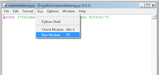 Membuat Program Sederhana Di Python