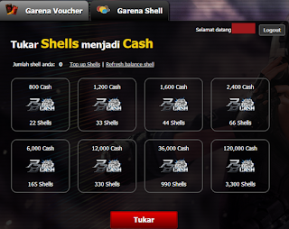 Cara Mengisi Shell Garena Dengan CC Tanpa Banned