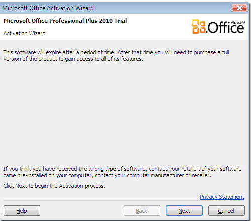 Microsoft Office Trial