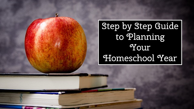 Step by Step Guide to Planning  Your Homeschool Year