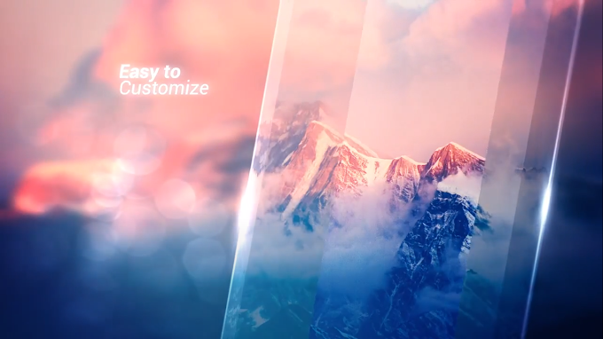 Premiere Pro Ice Glass Slideshow Template