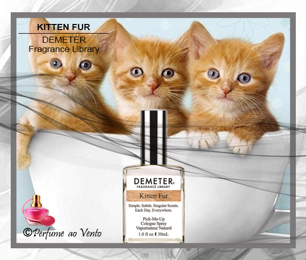 Perfume KITTEN FUR Demeter Fragrance Library Primeiro Perfume com Cheiro de Gato