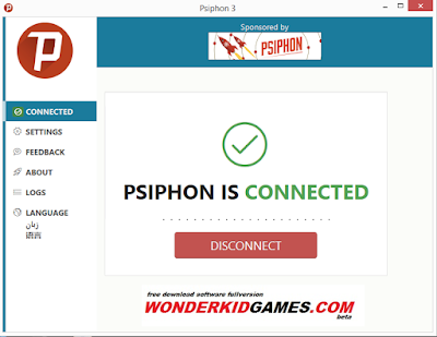 Cara Konek PC dengan Psiphon via @wifi.id Terbaru