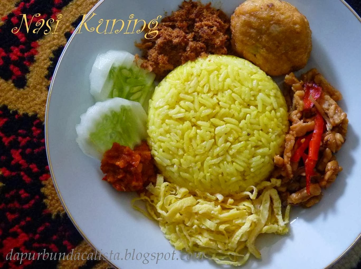  Dapur Bunda Calista Nasi Kuning