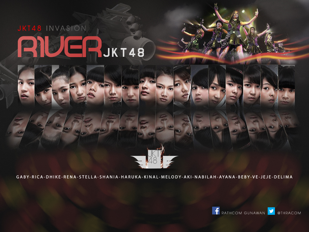 See With Your Eyes Logo JKT48 RIVER Background JKT48 Logo