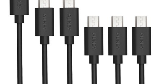 Coupons And Freebies: 6 Pack of Aukey MicroUSB Charge 