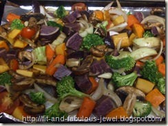 balsamic dressed veggies