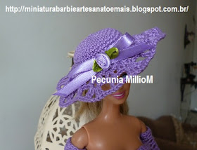 Vestido Longo de Crochê Com Luvas Para Barbie ou Susi Por Pecunia MillioM 3