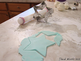 cookie cutter, fondant, shape, star, blue, cake decorate