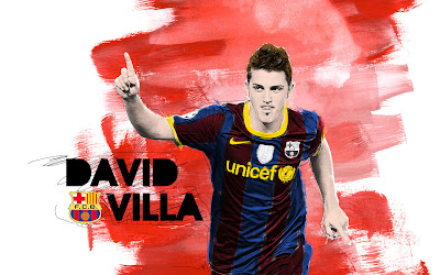 david villa soccer football