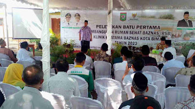 Pertama di NTB, Rumah Sehat Baznas Kota Bima Mulai Dibangun, Baznas RI: Ini Untuk Kaum Dhuafa dan Mustahiq