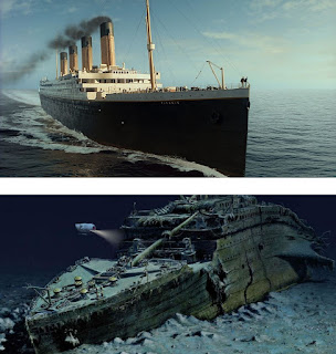 Images du Titanic.