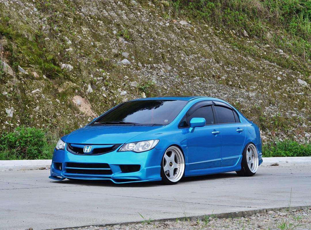  Modifikasi Mobil Ceper Honda Civic Blue Keren Owner 