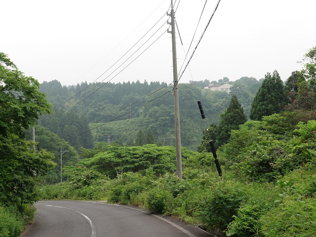 大山ガーデンプレイスから別所川渓流植物園へ向かいます