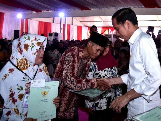 Jokowi Harap Warga Tangerang Tak Alihfungsi Sertifikat Lahan