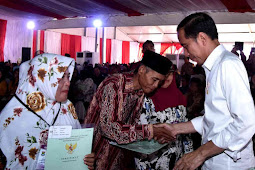 Jokowi Harap Warga Tangerang Tak Alihfungsi Sertifikat Lahan