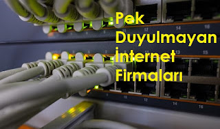 Pek Duyulmayan İnternet Firmaları