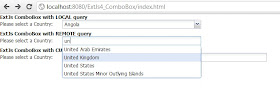ExtJs 4 ComboBox using Java Servlet JSON object and MySQL database