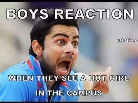 Boys reacton Funny Facebook photo