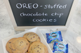 oreo stuffed chocolate chip cookies