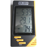 Thermometer Ruangan Digital Thermohygrometer Vinmed