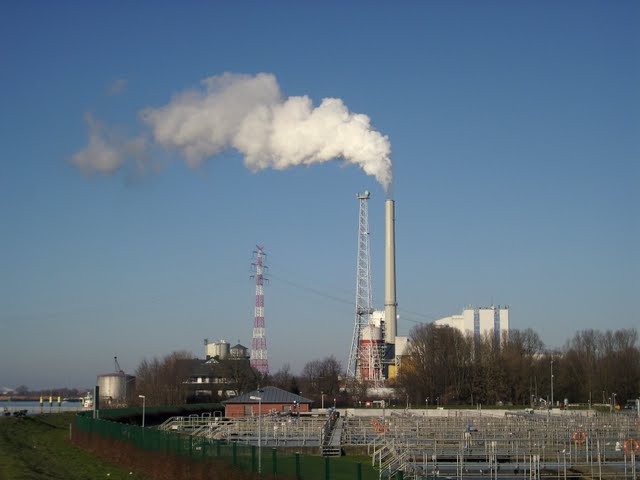 Das Kohlekraftwerk in Bremen-Farge