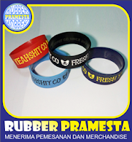 GELANG KARET TRANSPARAN | GELANG KARET BENING | GELANG KARET TEMBUS PANDANG | GELANG KARET EMBOSS