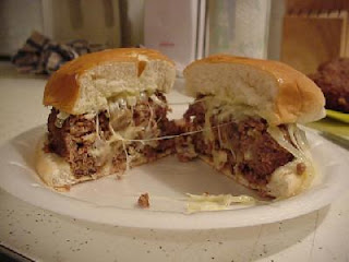 Mushroom Stuffed Burgers