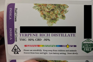 C3500 Printed Cannabis Label