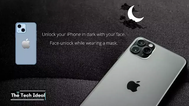 iPhone can be face-unlocked in dark