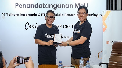 Telkom Jalin Kemitraan dengan PT Pengelola Pasar Induk Caringin Bandung