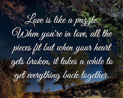 Love is like a puzzle