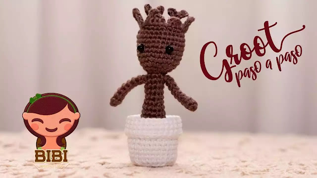 CREA PEQUEÑOS DETALLES Teje un Bebé Groot Amigurumi