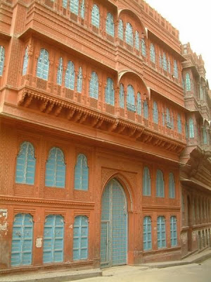 Bikaner a normal palace in Rajasthan India