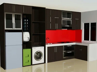 bikin kitchen set hpl murah