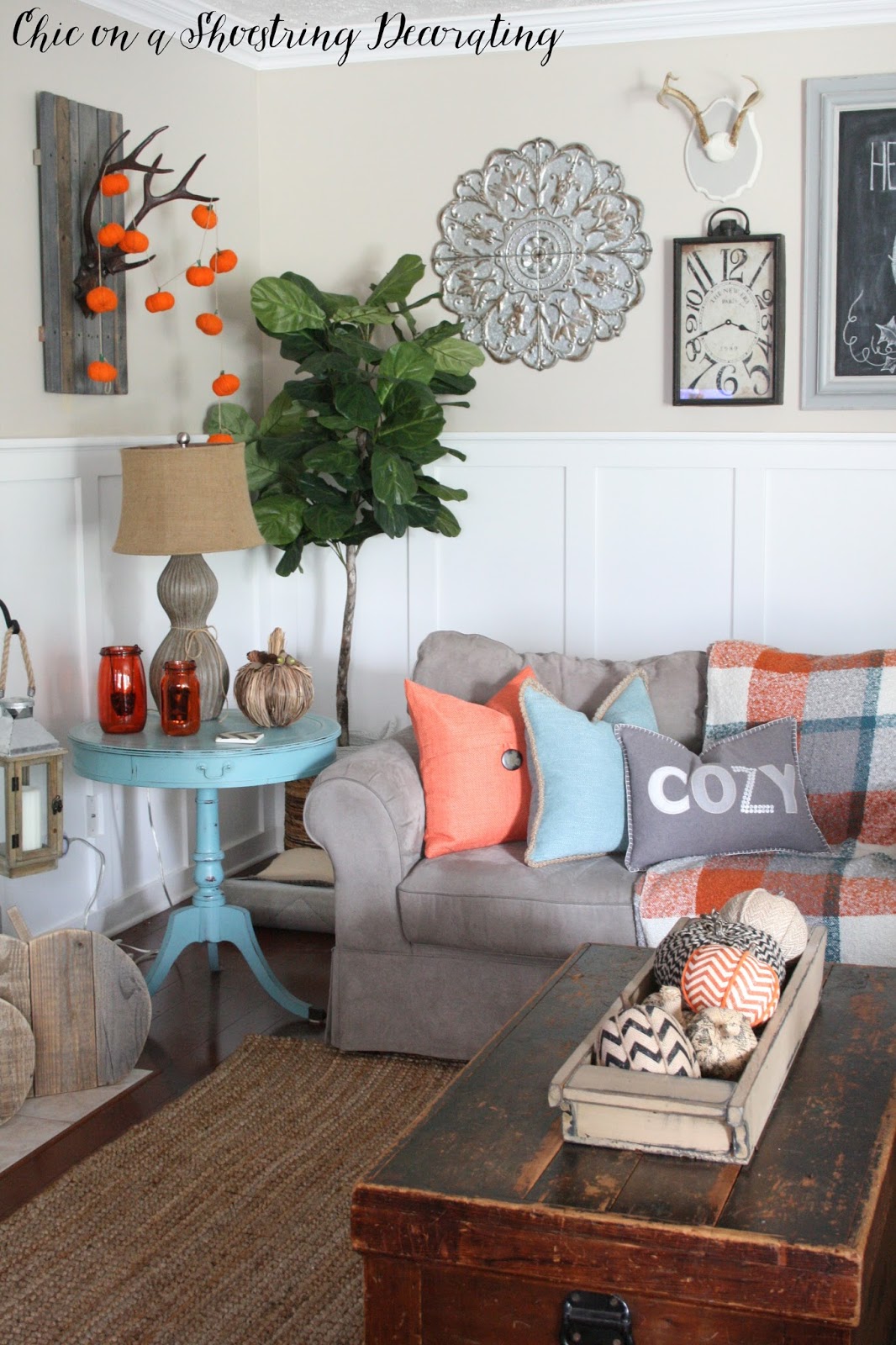 Chic On A Shoestring Decorating Fall Farmhouse Decor To Last All