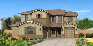 Desert Shores floor plan by Fulton Homes in Freeman Farms Gilbert 85298