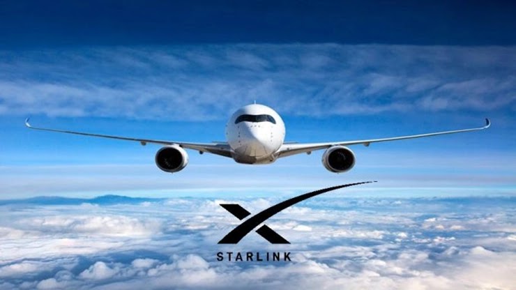Starlink тестирует работу антенны на самолете JSX