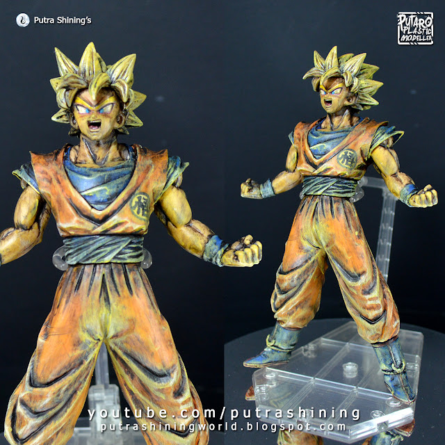 Dragon Ball Z Son Goku Vinyl Custom Paint by Putra Shining