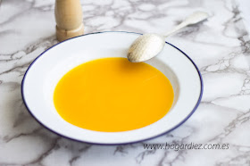 Crema de calabaza light