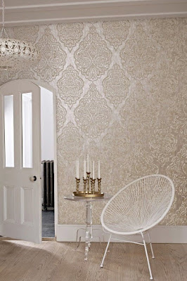 motif wallpaper rumah untuk ruang tamu