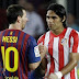 Barcelona and Lionel Messi meet Atletico Madrid and Radamel Falcao in blockbuster clash