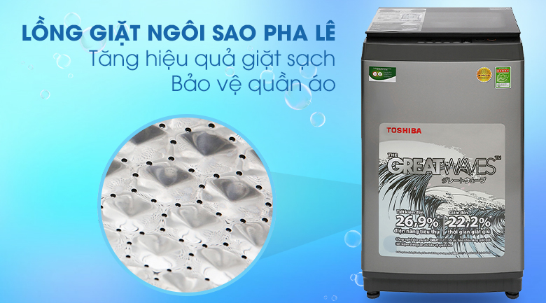 Lồng giặt ngôi sao pha lê